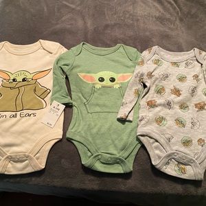 Star Wars long sleeve bodysuits